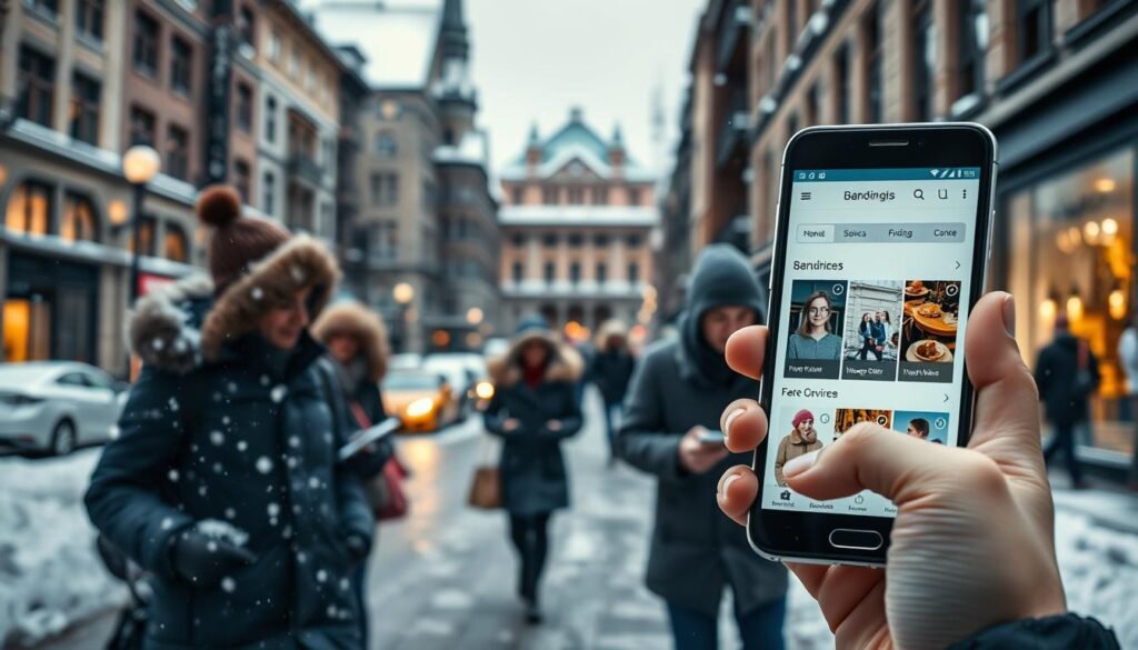 Mobile shopping responsive design