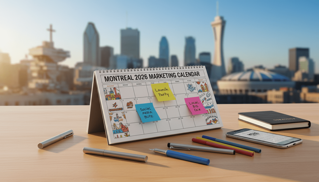 Calendrier marketing Montréal 2026