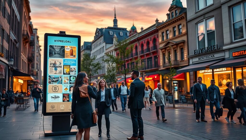 publicité mobile à écran DEL hyperlocale Montréal